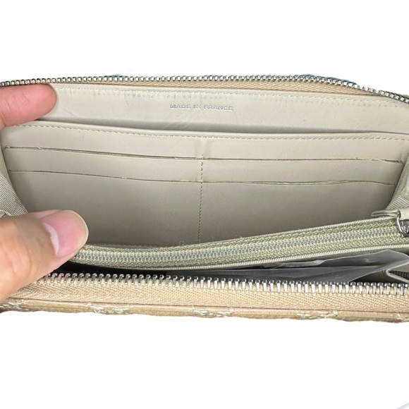 Zippy Long Wallet Embroidered Coco Chanel In Good Condition. - Picture 9 of 10